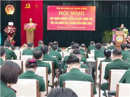 Tập huấn nghiệp vụ và sơ kết công tác toà án 6 tháng đầu năm 2022